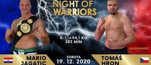 Tomáš Hron je největší hvězdou na Night of Warriors 16