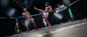 Lohoré vs Silva (vpravo), Zdroj OKTAGON MMA
