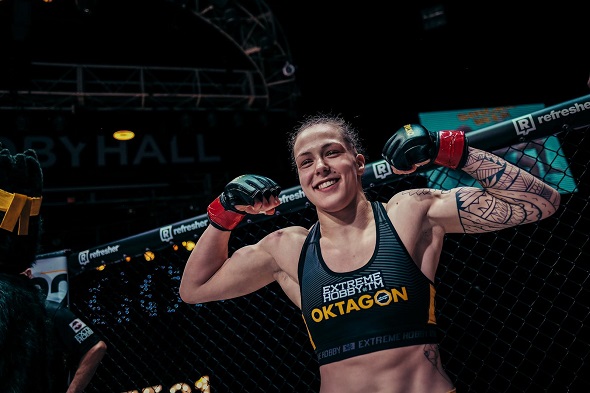 Tereza Bledá to dokázala a je šampionkou Oktagon MMA