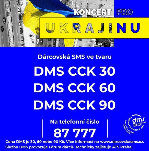 Koncert pro Ukrajinu sms