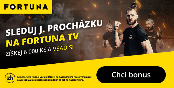 Jiří Procházka v zápase o titul UFC živě na Fortuna TV