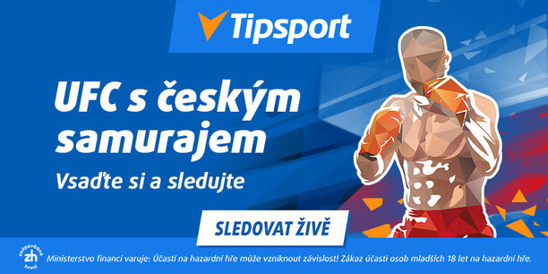Sledujte nejlepšího českého MMA zápasníka na Tipsport TV